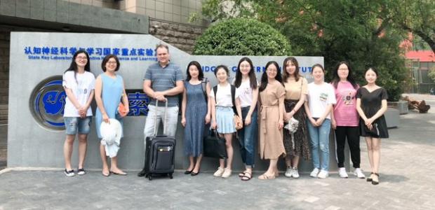 Dr. Steven visiting Beijing Normal University